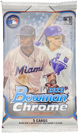 2022 Bowman CHROME MLB Baseball Hobby PACK